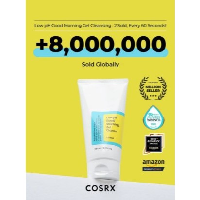 •Travel Size• COSRX Low pH Good Morning Gel Cleanser 20ml SAMPLE 50ml
