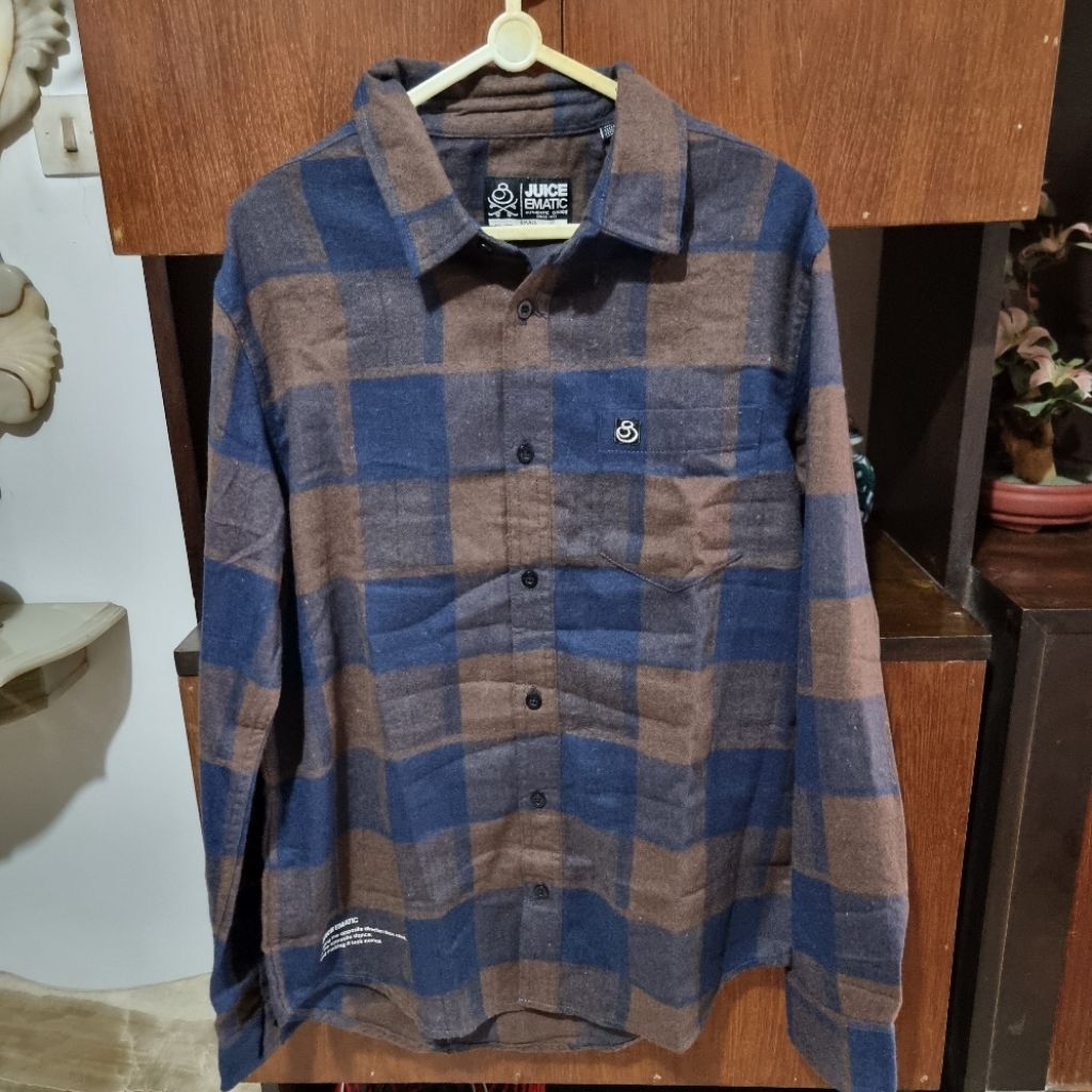Kemeja Panjang Juice Ematic Greema Brown Original