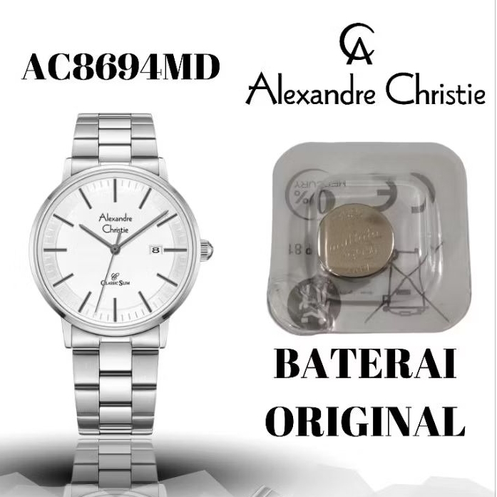 BATERAI JAM ALEXANDRE CHRISTIE ORIGINAL AC8694MD
