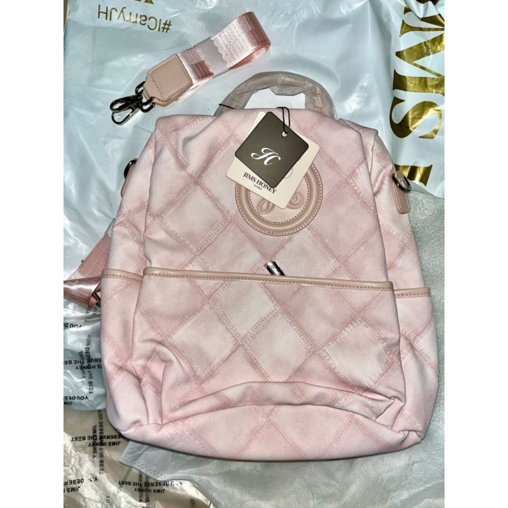 New tas ransel jims honey pink