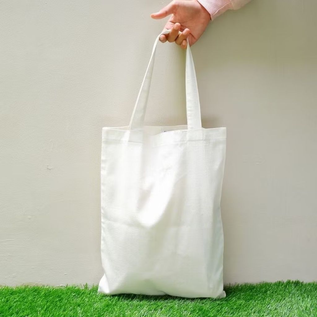 Tas Belanja Kain Premium Blacu Polos Totebag Canvas Polosan Ecoprint Souvenir Event Promosi Print To