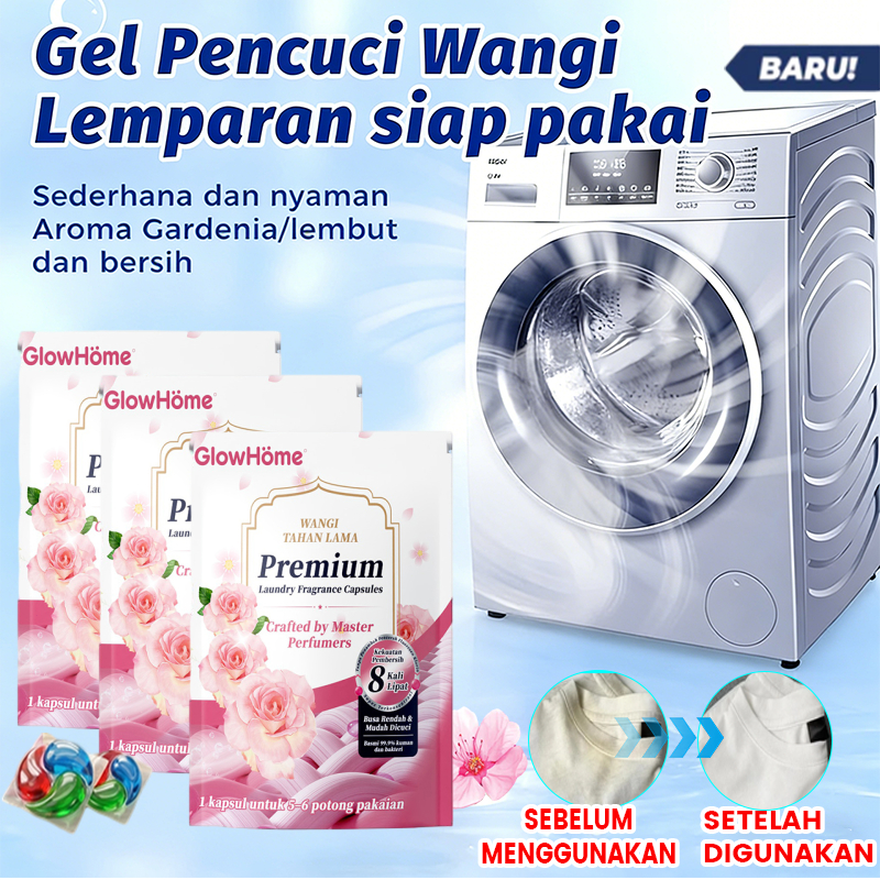 Kapsul Laundry Premium 3in1 Laundry Pods Wangi Tahan Lama Anti Noda Membandel Antibakteri Sabun Cuci