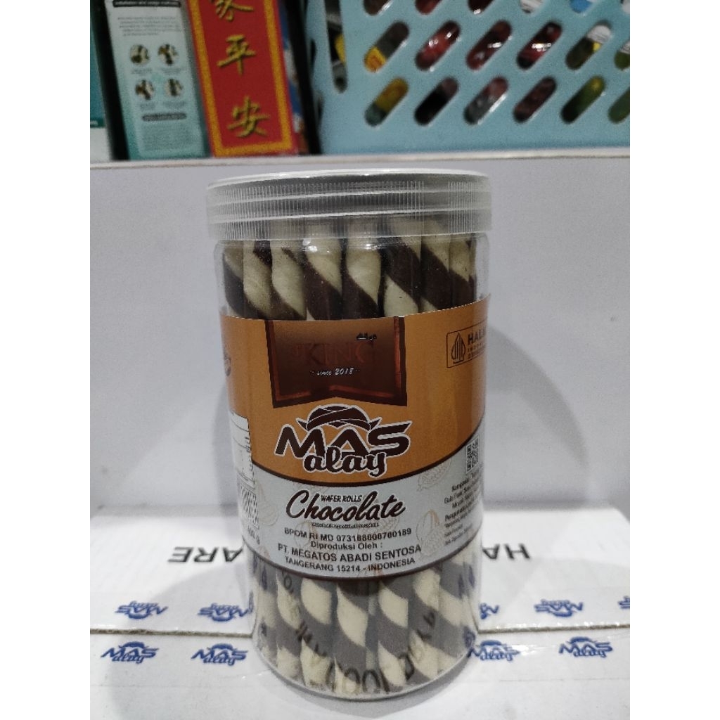 1 Toples Wafer Rolls Chocolate Masalay d’King