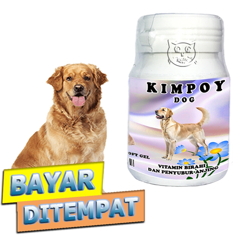 Kimpoy Dog Softgel Vitamin Pemicu Kawin Anjing Penyubur Birahi