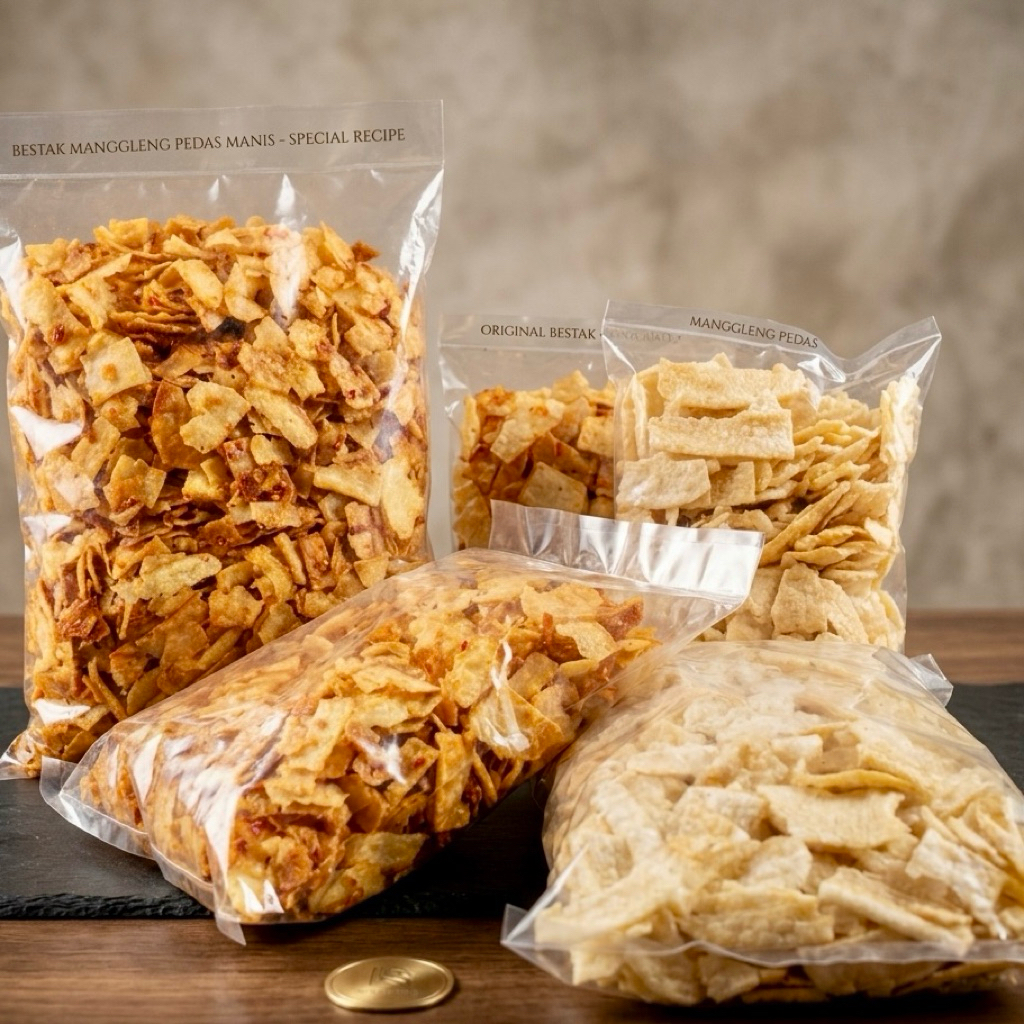 1kg 500gr 250gr Manggleng Singkong Pedas Manis Khas Banyumasan
