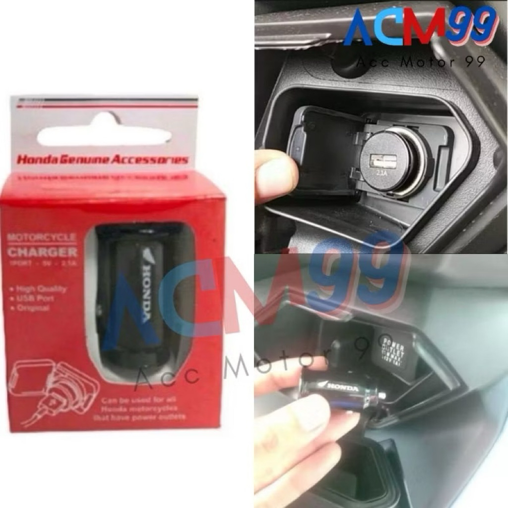 Charger hp motor honda original ahm pcx adv beat 2020 scoopy genio