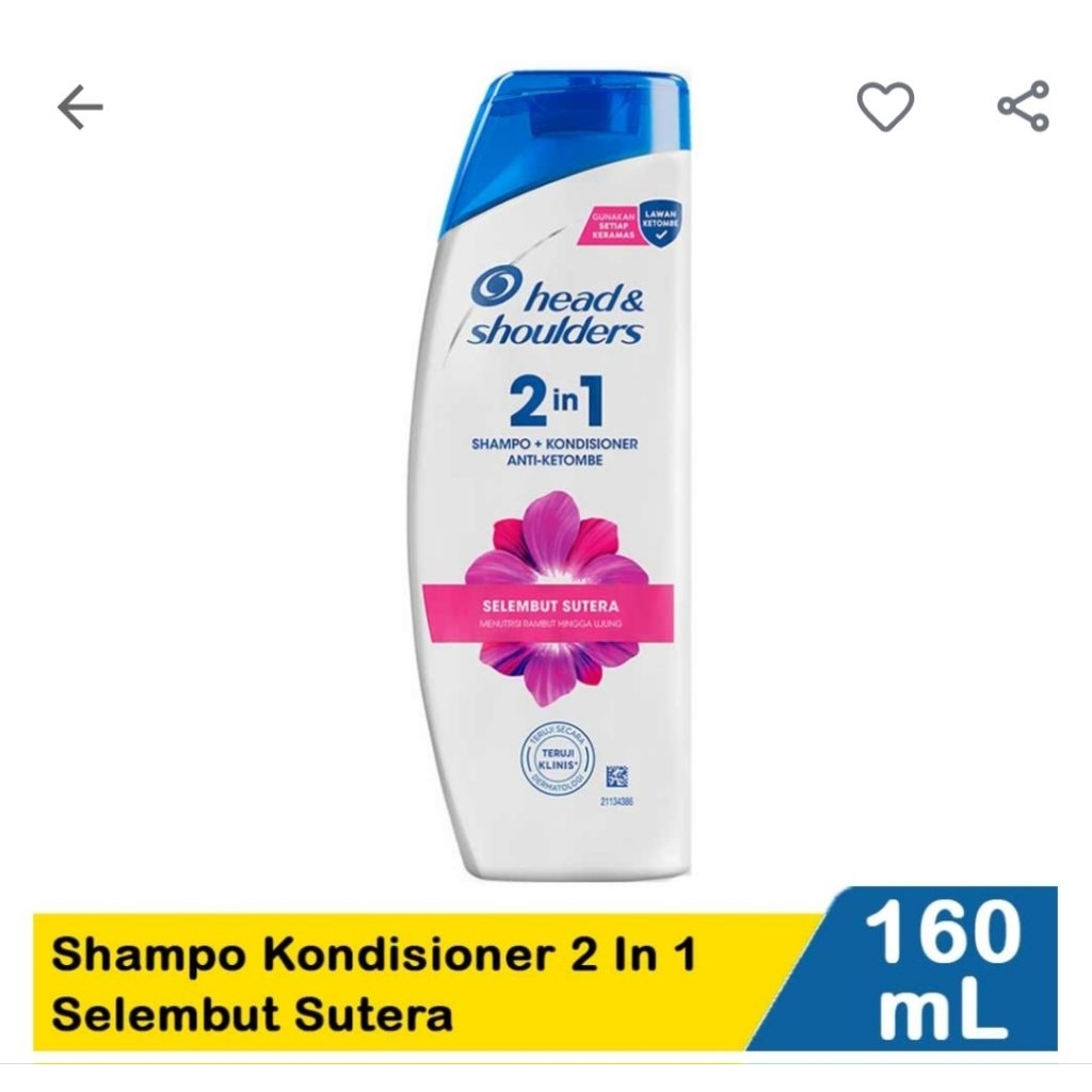 Head and shoulders 160 ml