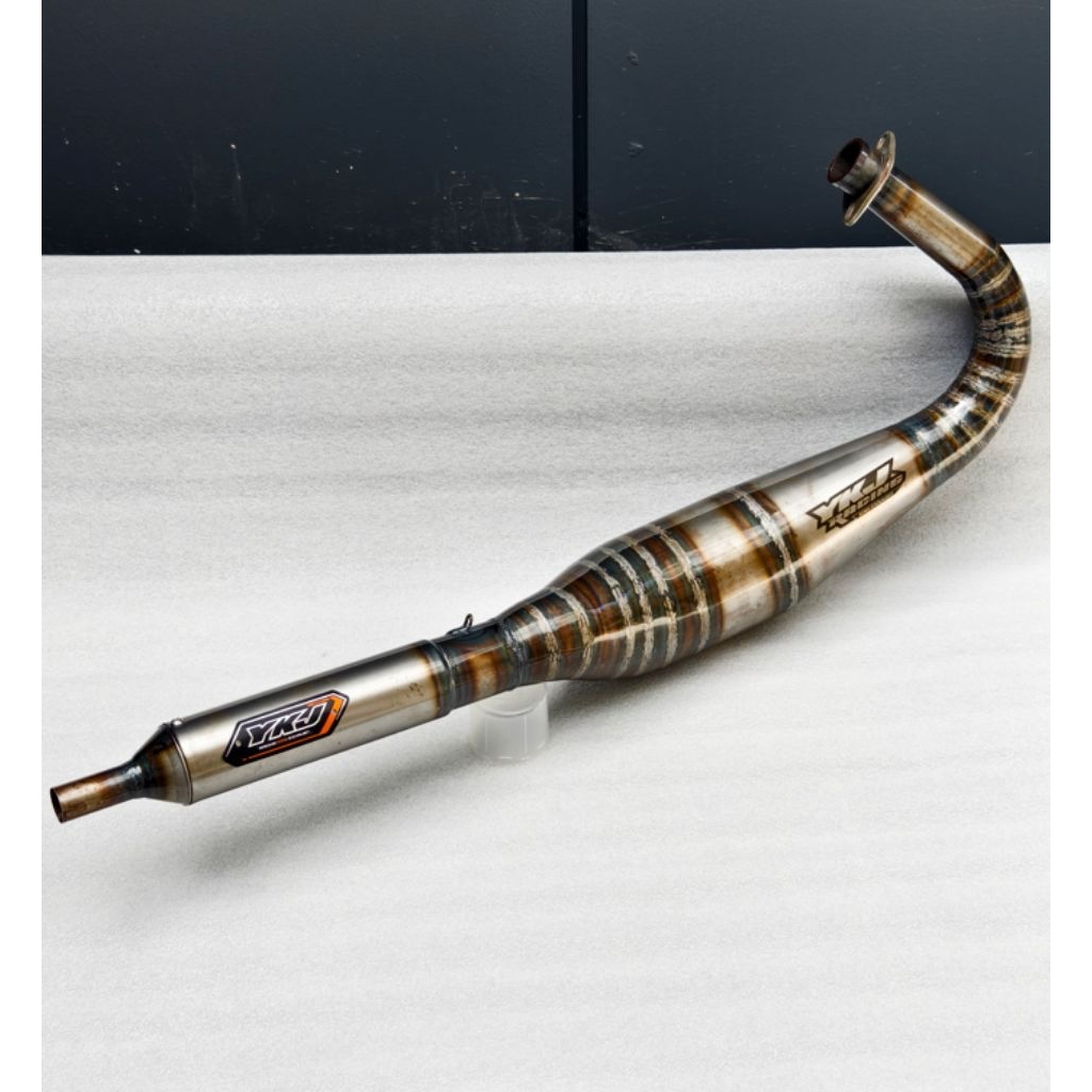 Knalpot YKJ RX King Kolong Python Plat Besi Terbaik Riset Terbaru YKJ Racing Istimewa