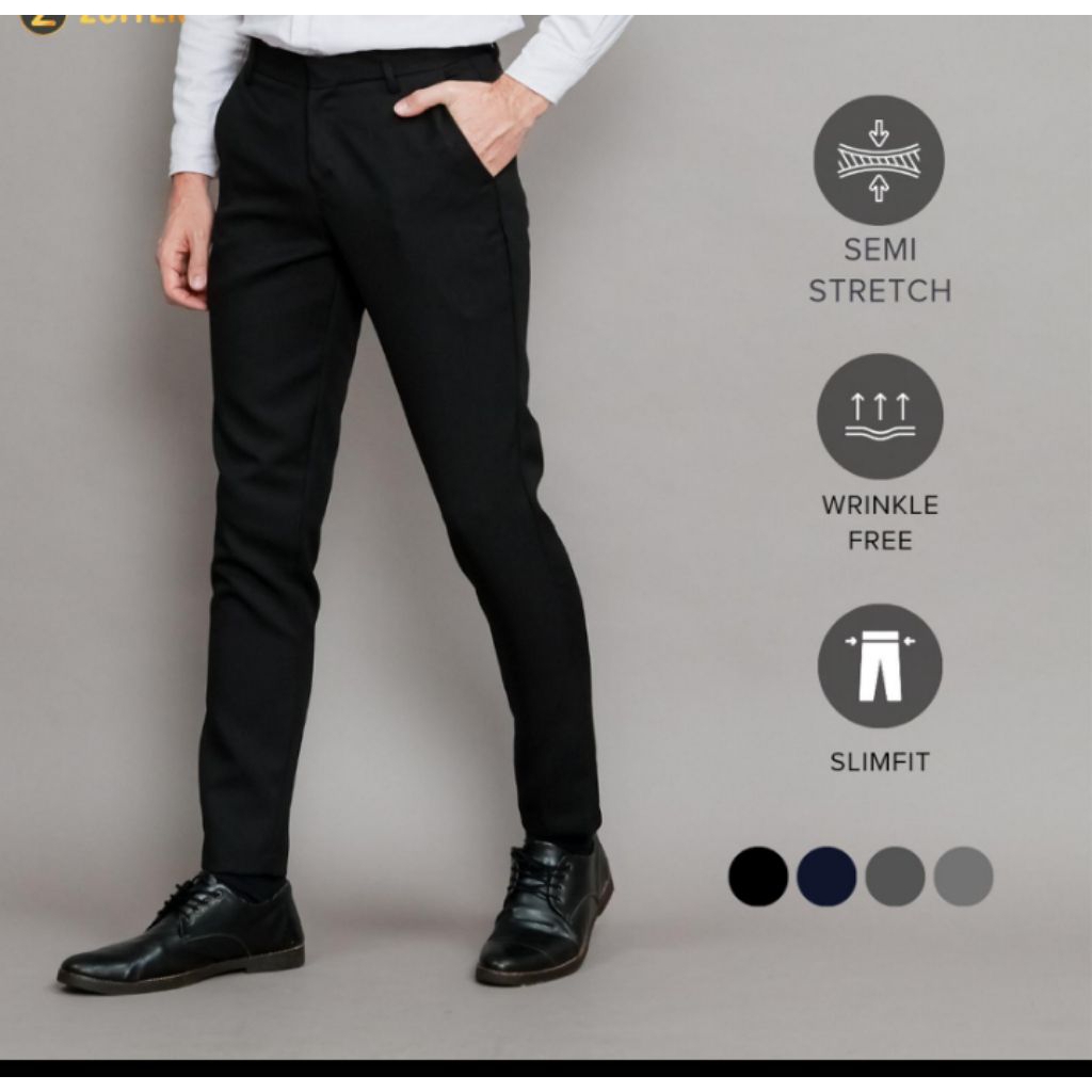 Celana KEPER kantor pria formal panjang