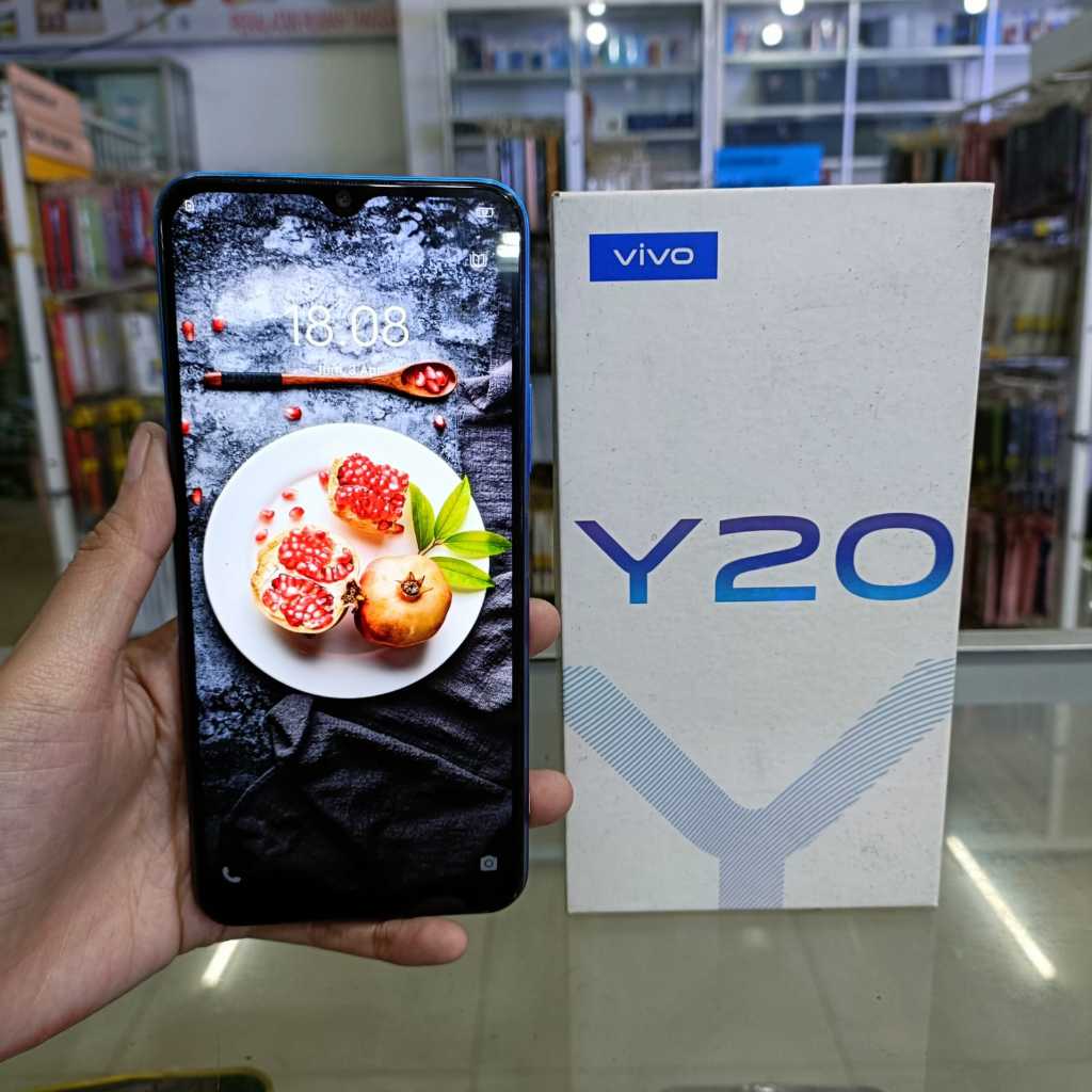 VIVO Y20 3/64GB SECOND SEKEN BEKAS RAM 3 INTERNAL 64 3GB ROM 64GB
