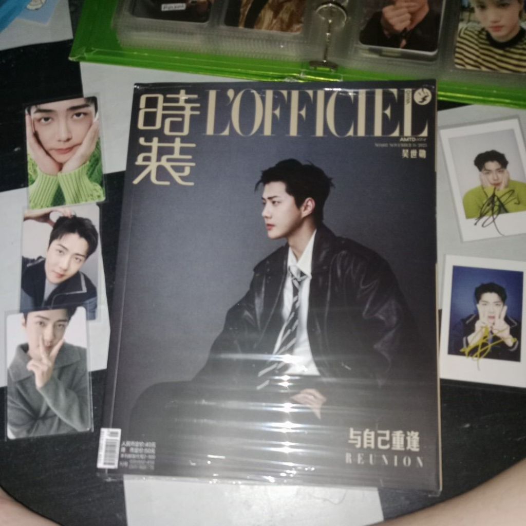 majalah sehun L'officiel