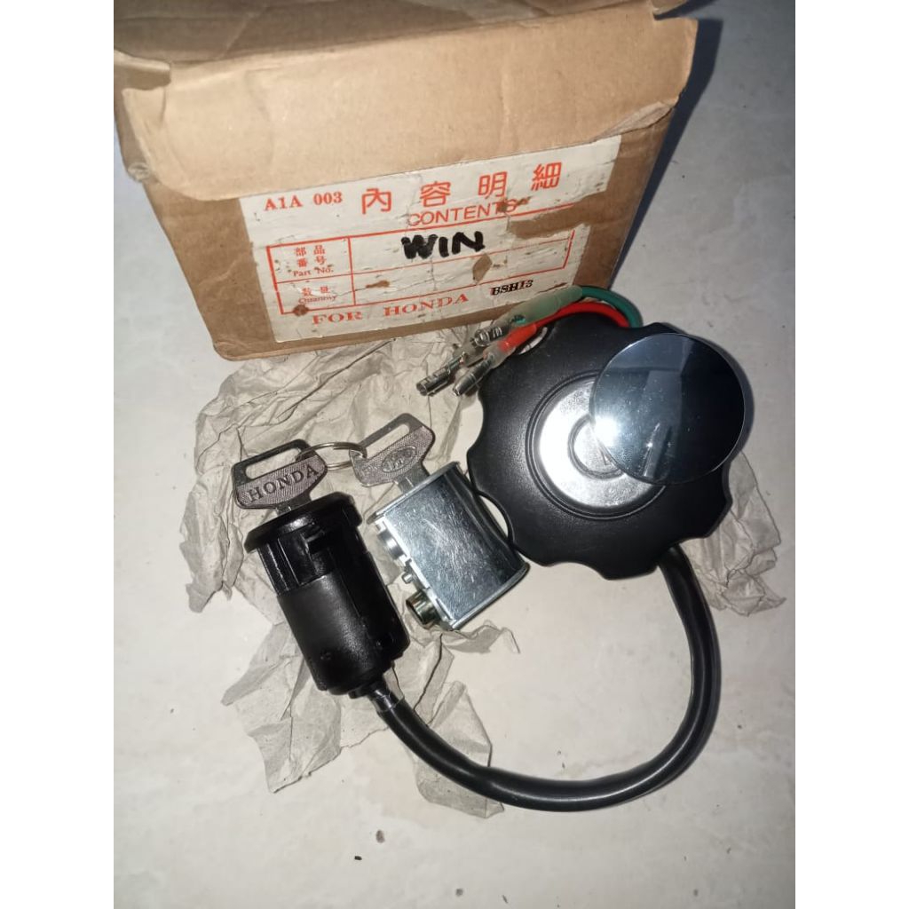 honda win keyset kunci set new old stock