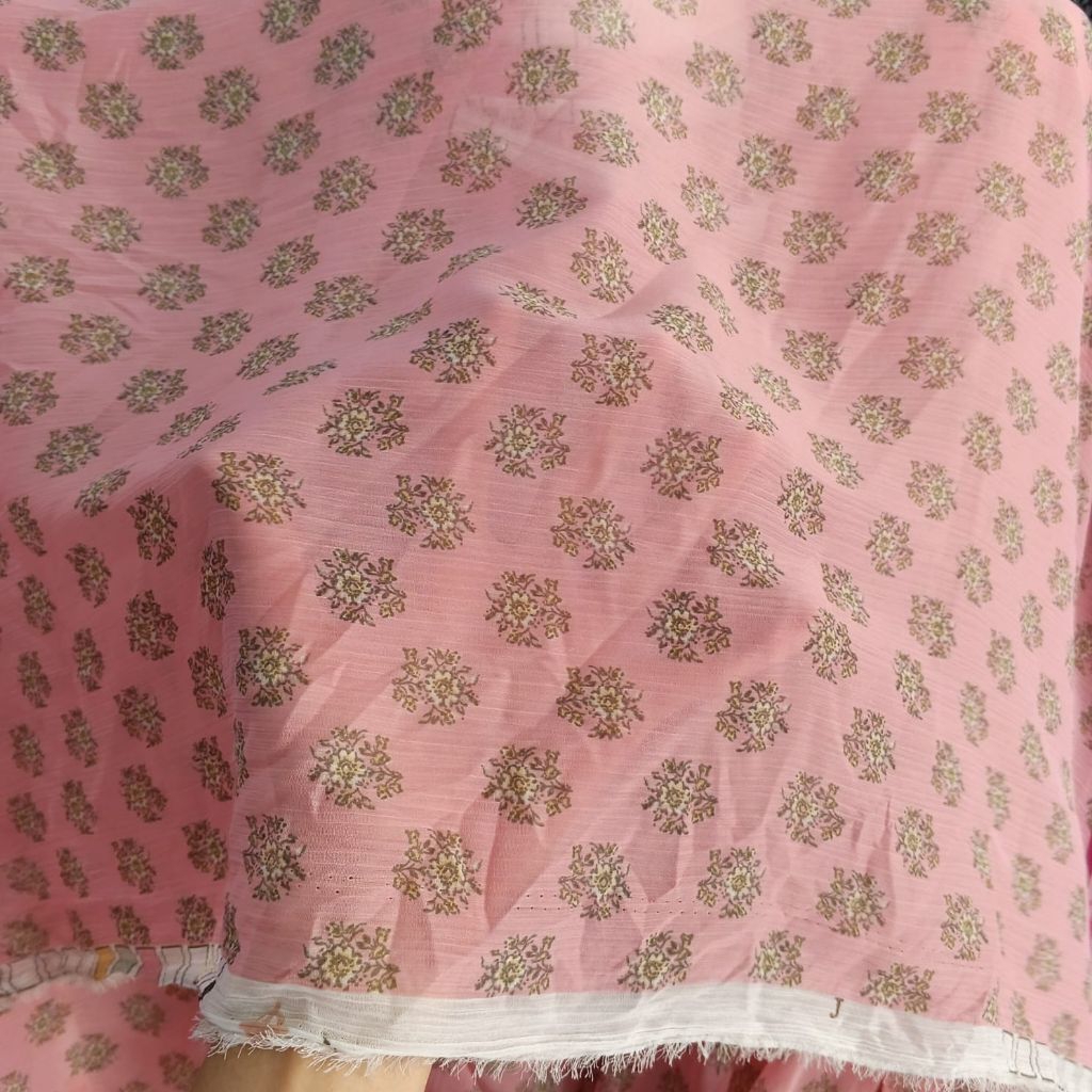kain sifon yoryu motif meteran - kain sifon premium motif - bahan sifon motif meteran - [harga/0,5m]