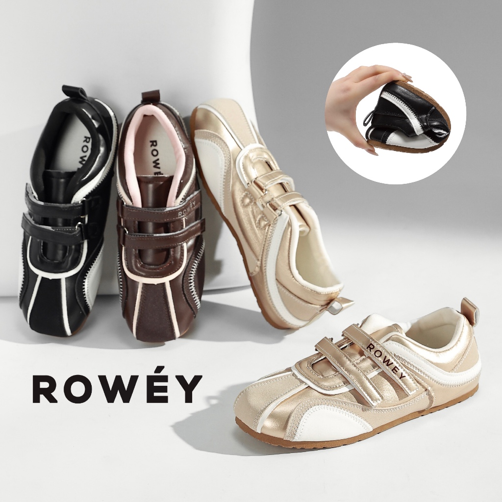 Rowey Sepatu Sneakers Ballet Wanita Korea Alexa