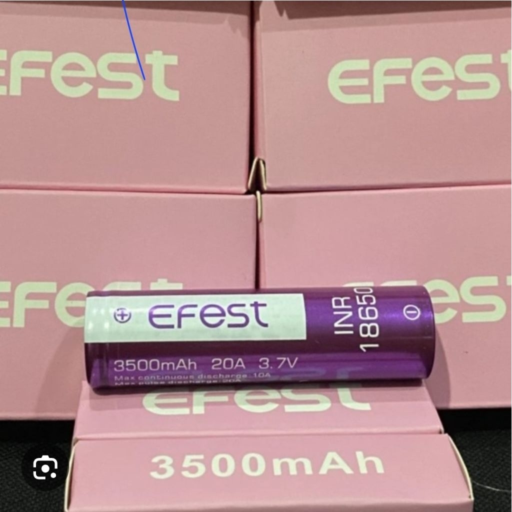 BATERAI EFEST 18650 3500MAH HARGA SATUAN