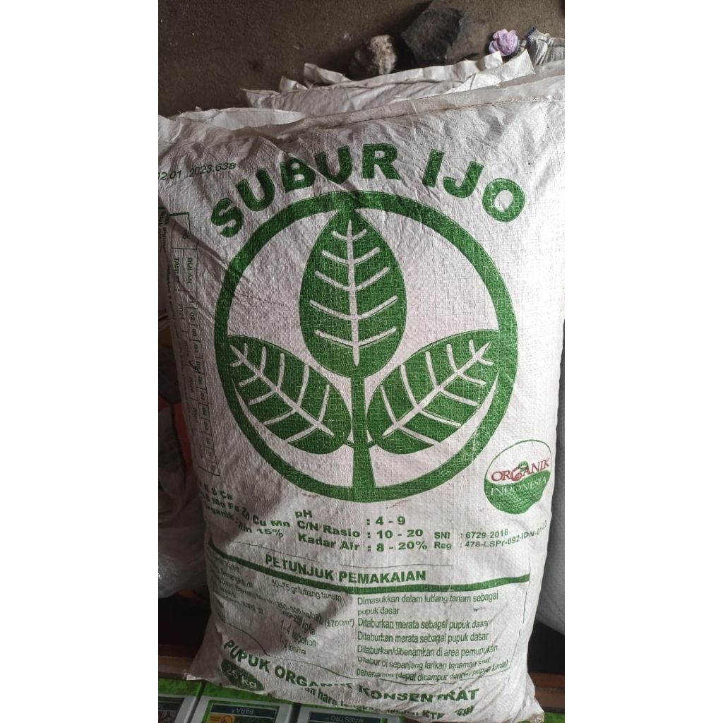 pupuk organik SUBUR IJO ISI 25 KG
