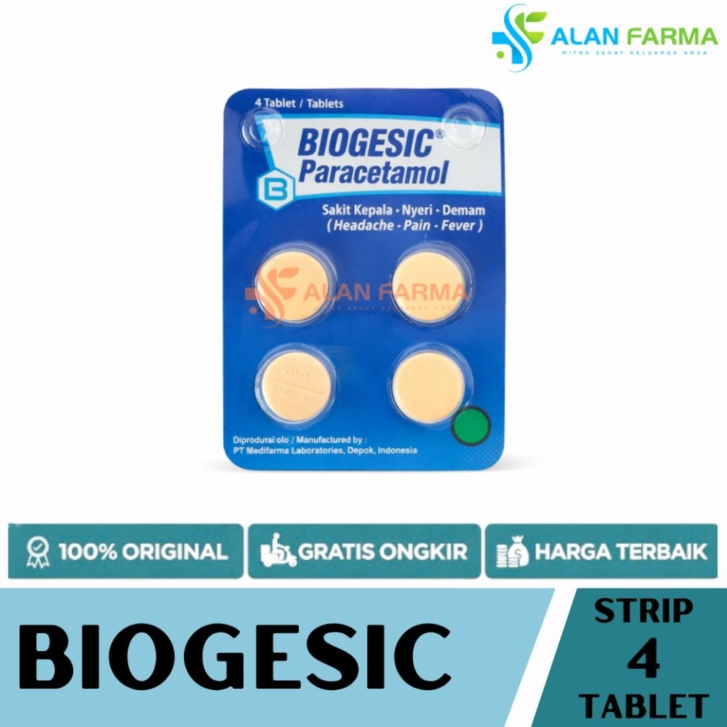 Biogesic | Biogesic Paracetamol | Biogesik Sakit Kepala