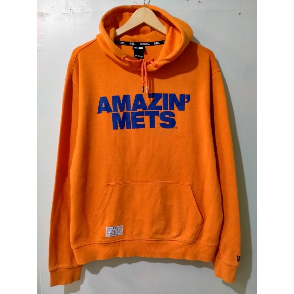 New Era x MLB New York Amazin Mets Pernah Dipakai Hoodie