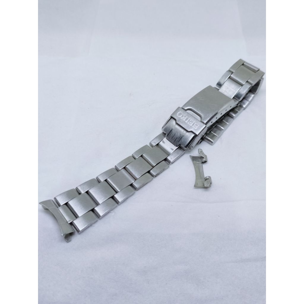 Seiko bracelet vintage 18mm rantai jam tangan antik original seiko japan part arloji seiko militaryw