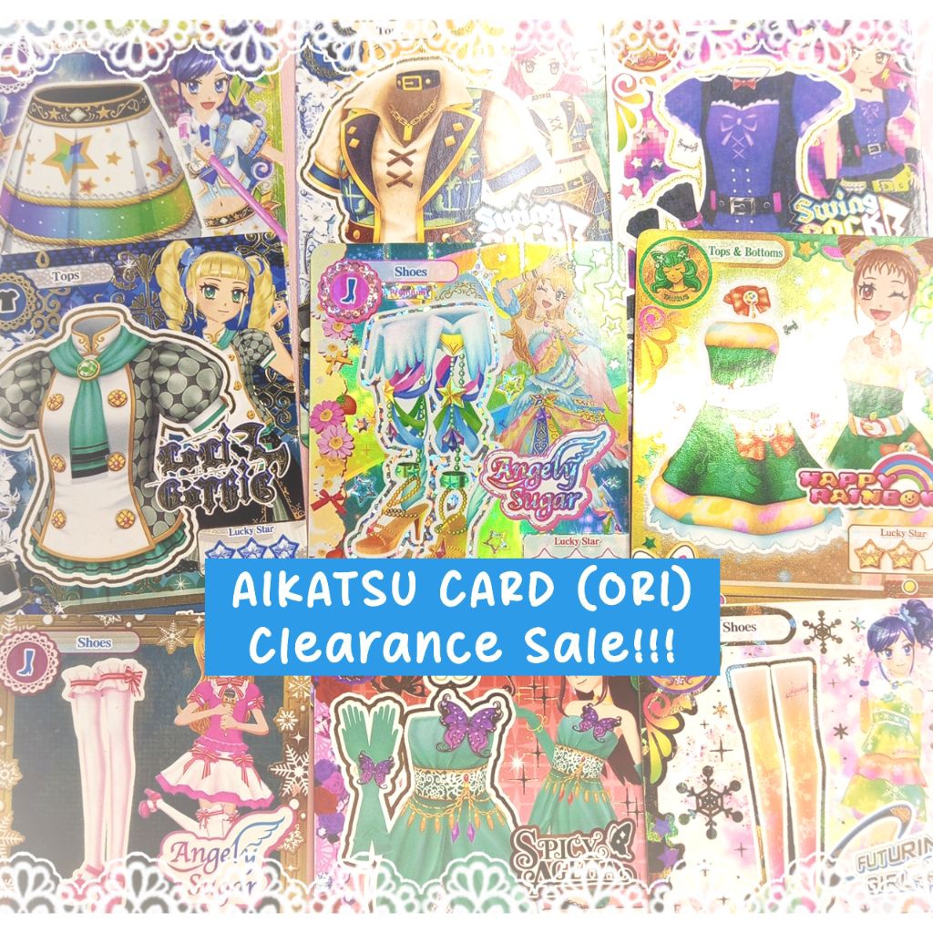 [ORI, ASLI] Kartu Aikatsu Card Mainan Preloved Premium, Normal, Rare (dari mesin)
