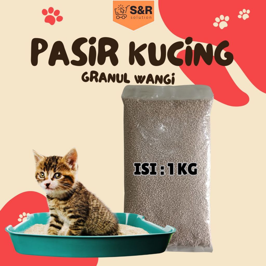 Pasir Gumpal Wangi 1Kg Pasir Wangi Gumpal Pasir Kucing Gumpal Pasir Wangi Kucing Pasir Anjing Pasir 