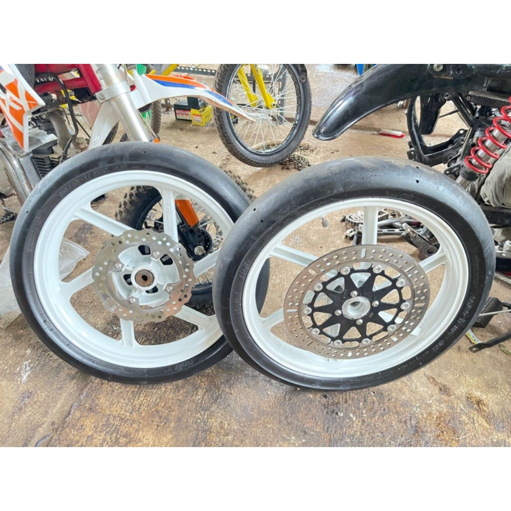 velg ninja RR ninja ss ninja r ring 17 rossi set ban