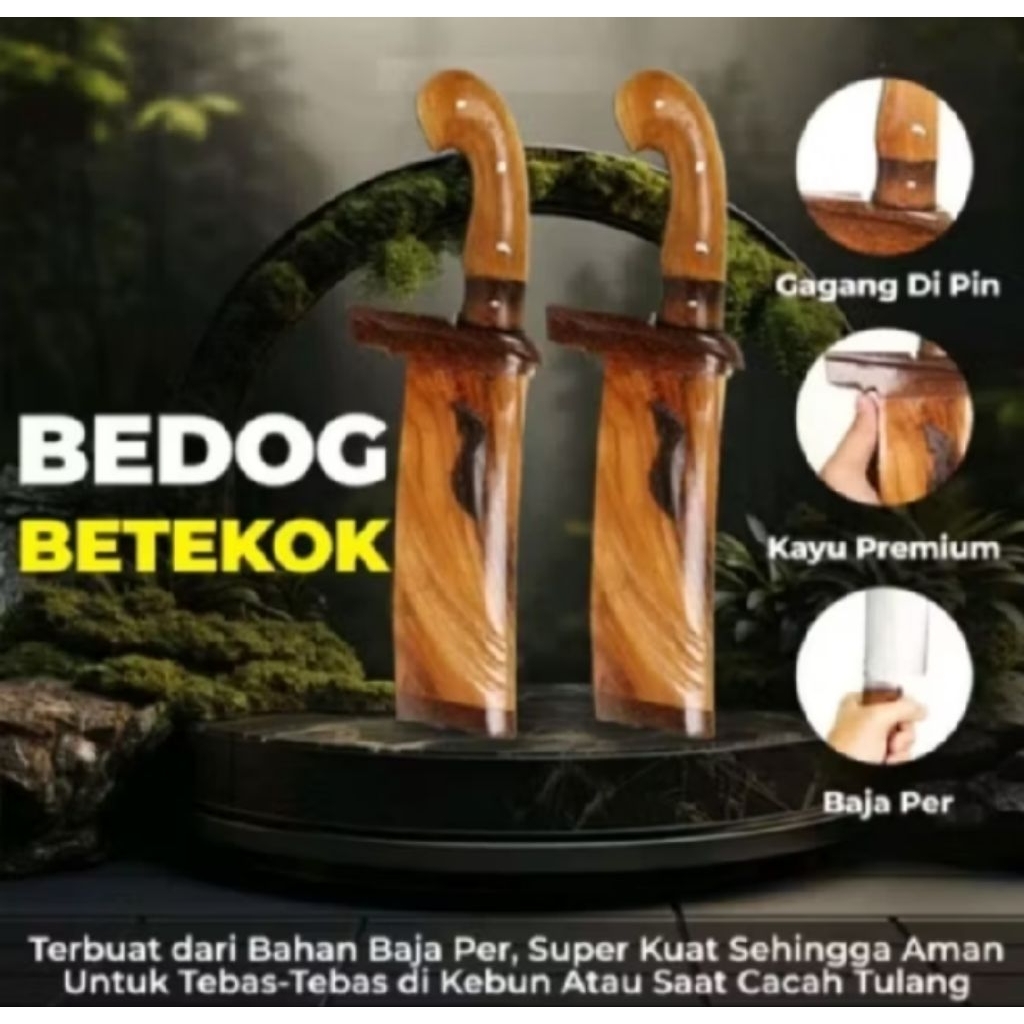 bedog hamalan betekok multifungsi bajar per cacah tulang cincang daging