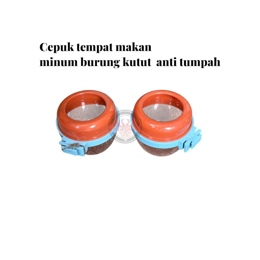 Cepuk Ban Anti Tumpah Wadah Pakan Burung