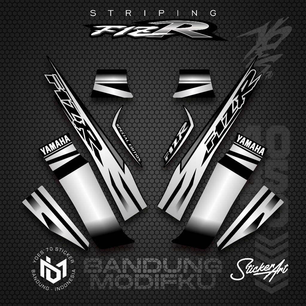 STRIPING VARIASI YAMAHA F1ZR / KRS 39 / STICKER LIST MOTOR F1 ZR / POLET STIKER VARIASI YAMAHA F1ZR