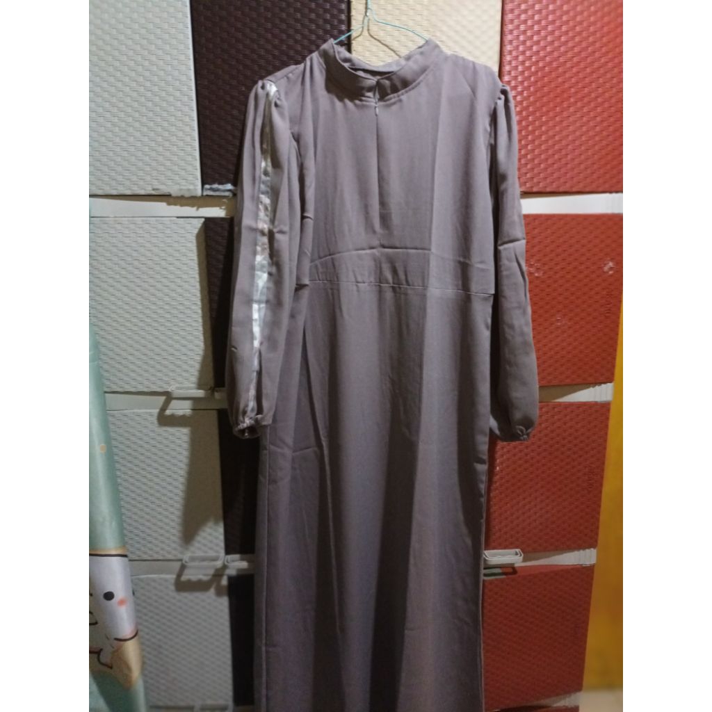 gamis 2 in 1 rompi lepas