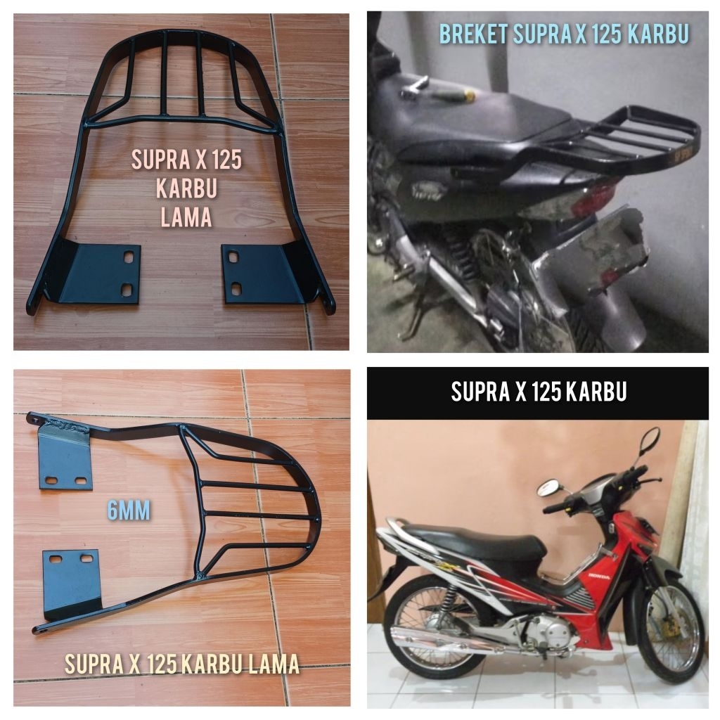 Breket SUPRA X 125 KARBU  2005-20013 Behel Bracket Hollow Breaket Braket locco Rear Begel Dudukan Bo