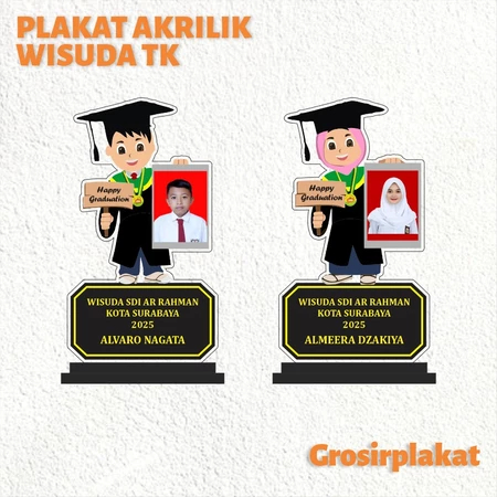Plakat Akrilik Custom Free Custom Foto Plakat Wisuda Custom Foto
