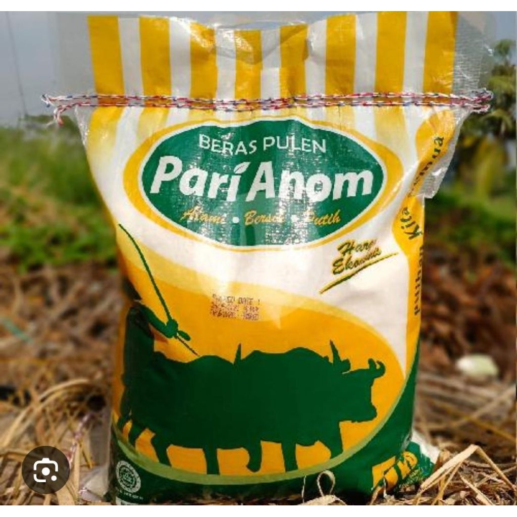 Beras PARIANOM 5kg X 5PCS , Beras Pulen Premium - Tekstur Lembut, Rasa Gurih, Cocok untuk Segala Keb