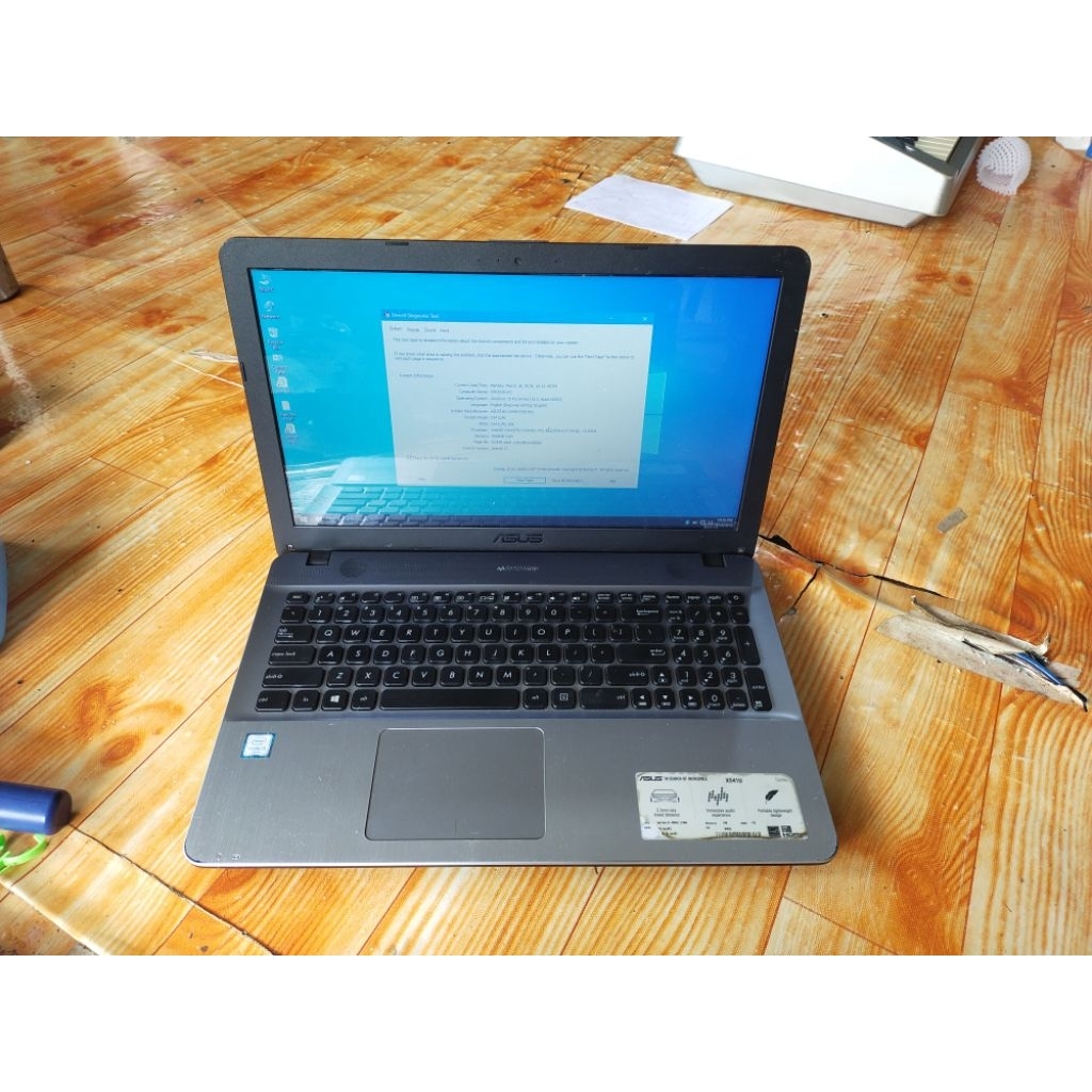 Laptop Asus X541U Processor Intel Core i3-6006U