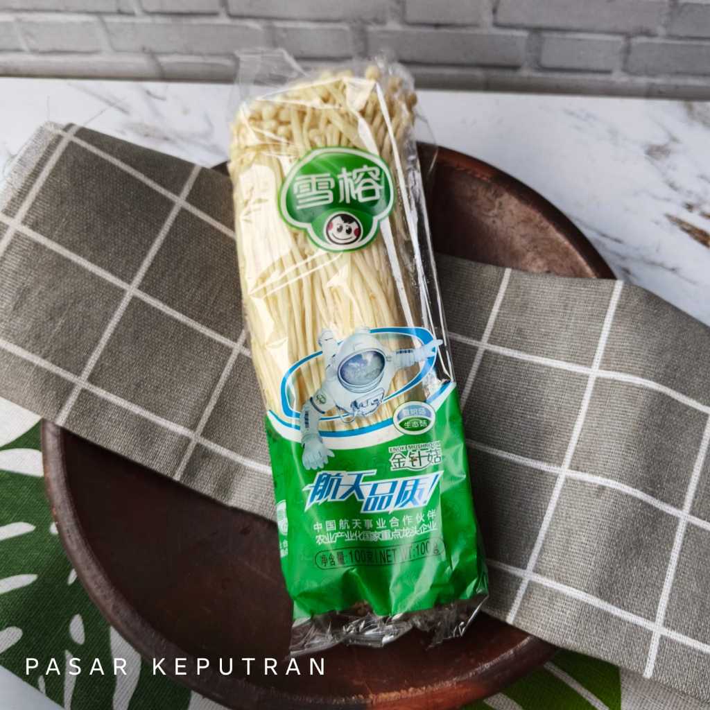Jamur enoki,jamur enoki segar