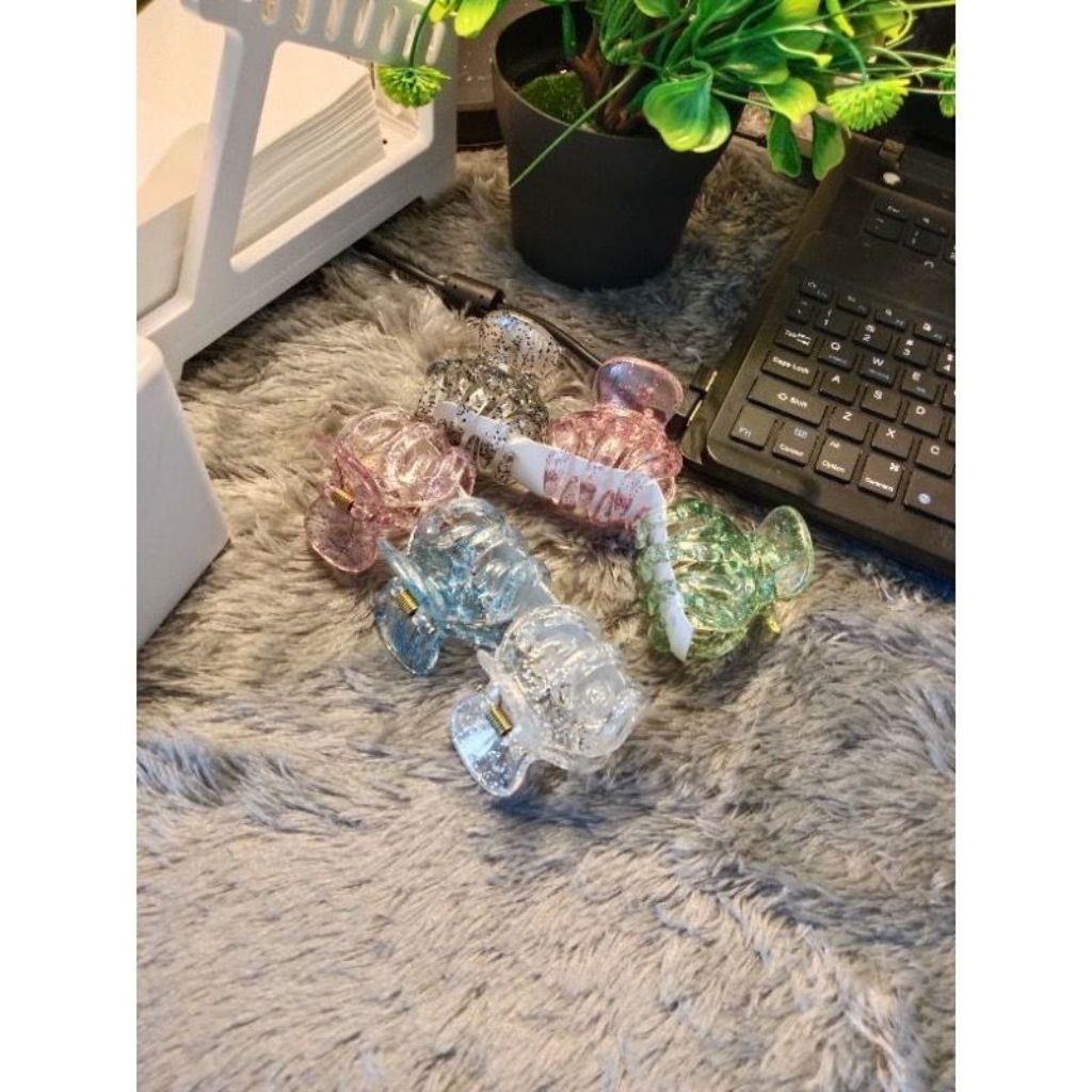 Jedai Cakar 5 cm Gliter Jedai gliter 5 cm jepit rambut gliter