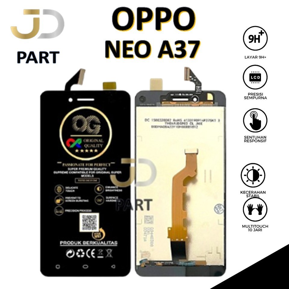 LCD TOUCHSCREEN OPPO NEO A37 ORIGINAL 100% COMPLETE ORIGINAL 100%