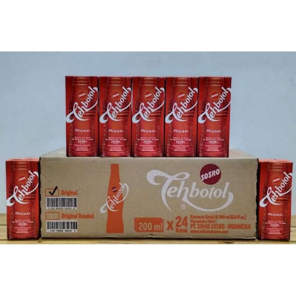 1dus TehBotolSosro200ml