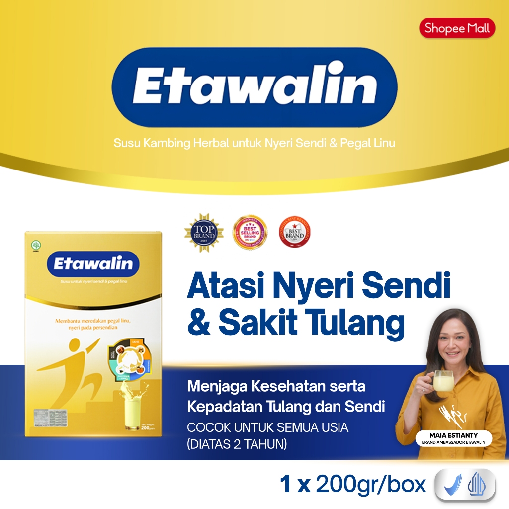 Susu Etawalin - Memperkuat Tulang & Atasi Tulang Keropos Original