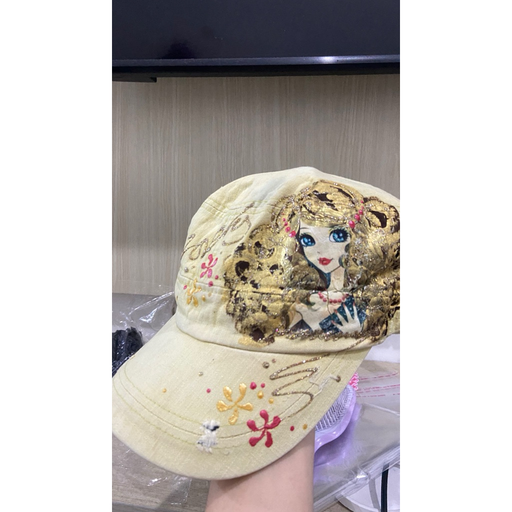 commando Hat | y2k rare items | Topi y2k motif  | topi | kawaii | grunge | topi commando