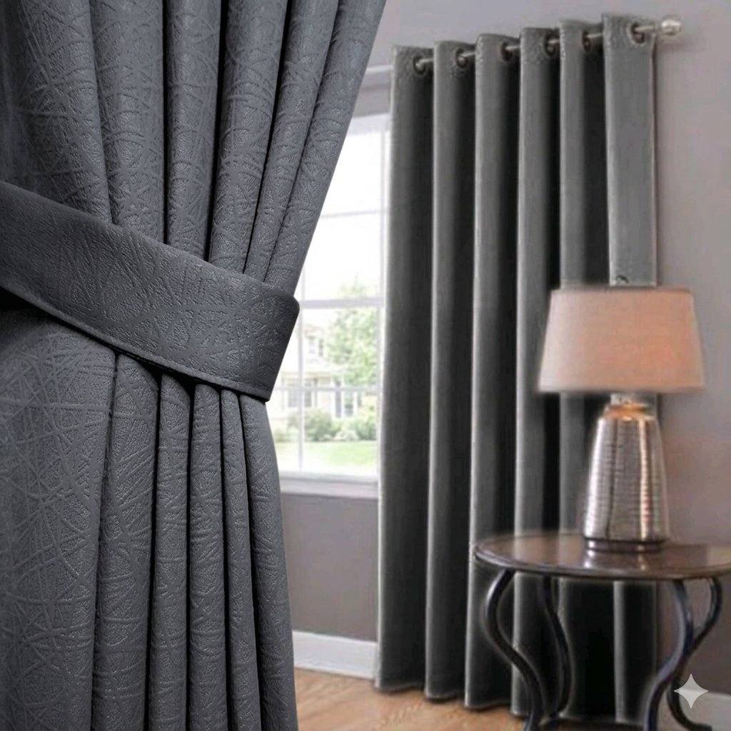 GORDEN BLACKOUT 12 SMOKRING TIRAI TEBAL GORDEN PINTU JENDELA MINIMALIS