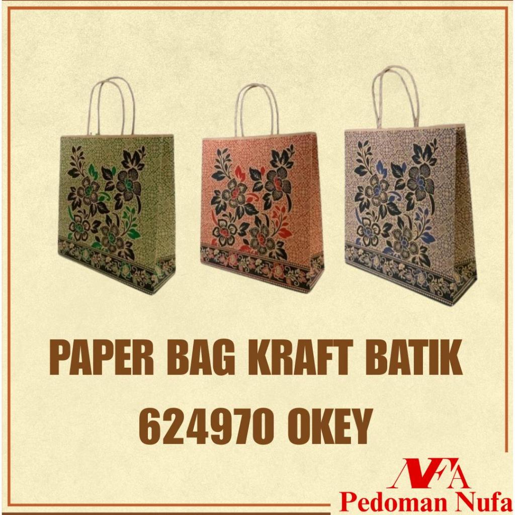 PAPER BAG KRAFT BAG A BATIK 624970 OKEY /PAK (10PCS)