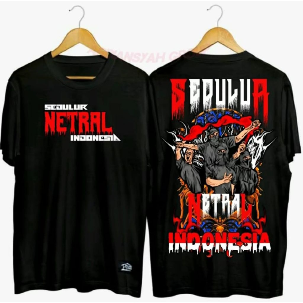 KAOS SEDULUR NETRAL INDONESIA MOTIF MERAH PUTIH