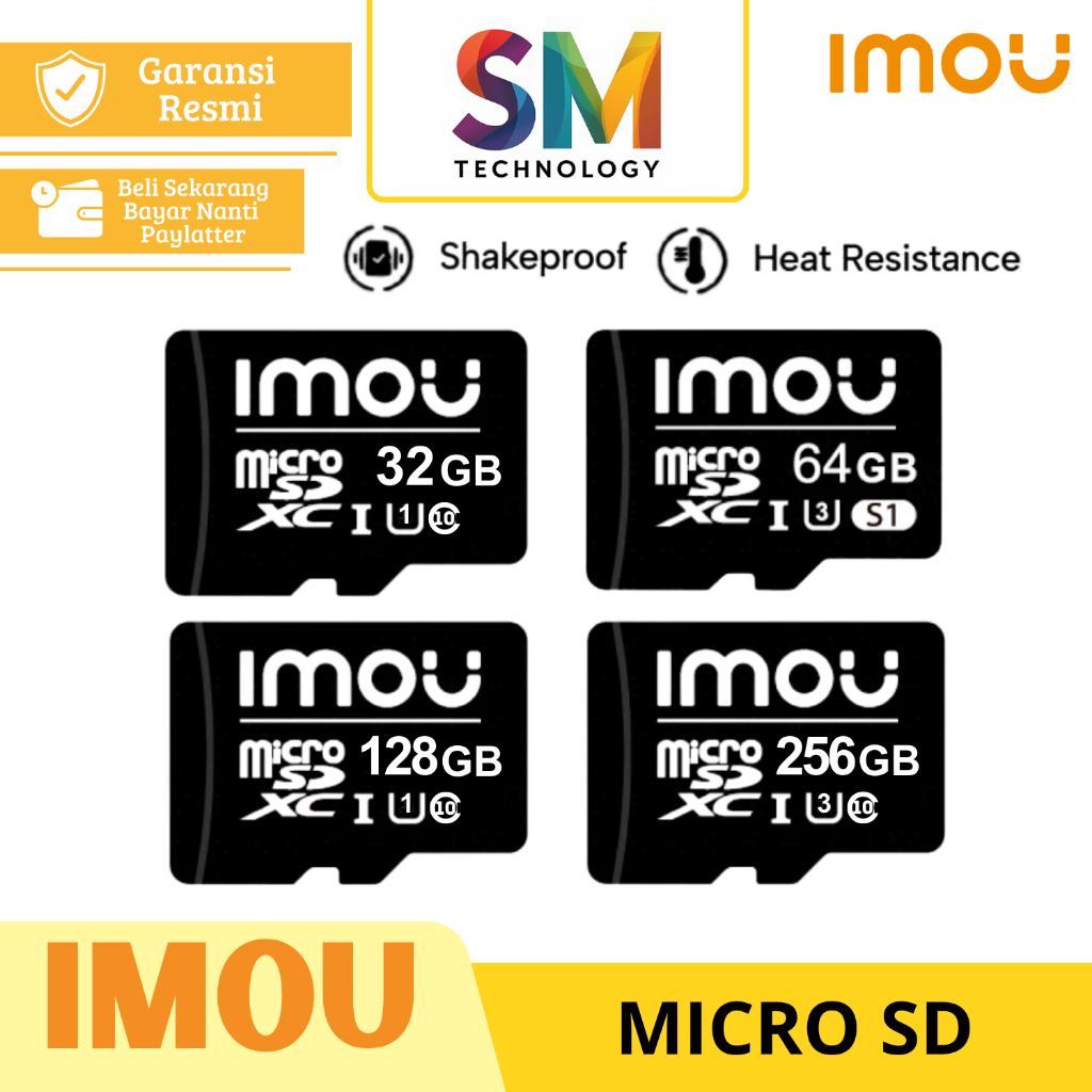 IMOU MicroSD Card 512GB Kartu Memori Memory Card HP CCTV Class 10