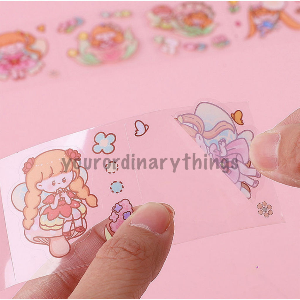 Stiker Buku Lucu Aesthetic | Stiker Hias Buku Tulis Diary Planner Dekorasi