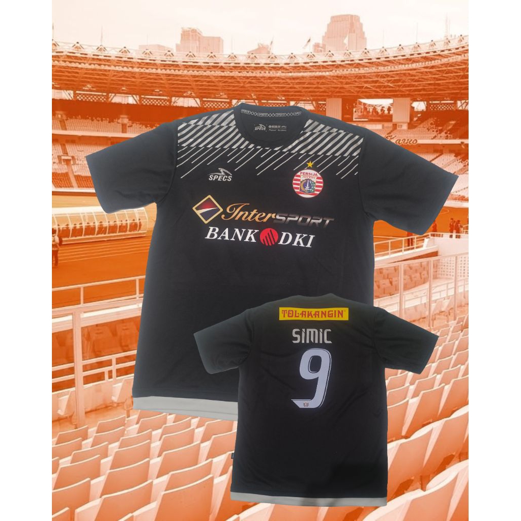 JERSEY PERSIJA PIALA AFC NNS SIMIC 2018 ORIGINAL TEMPLATE SPECS SIZE M