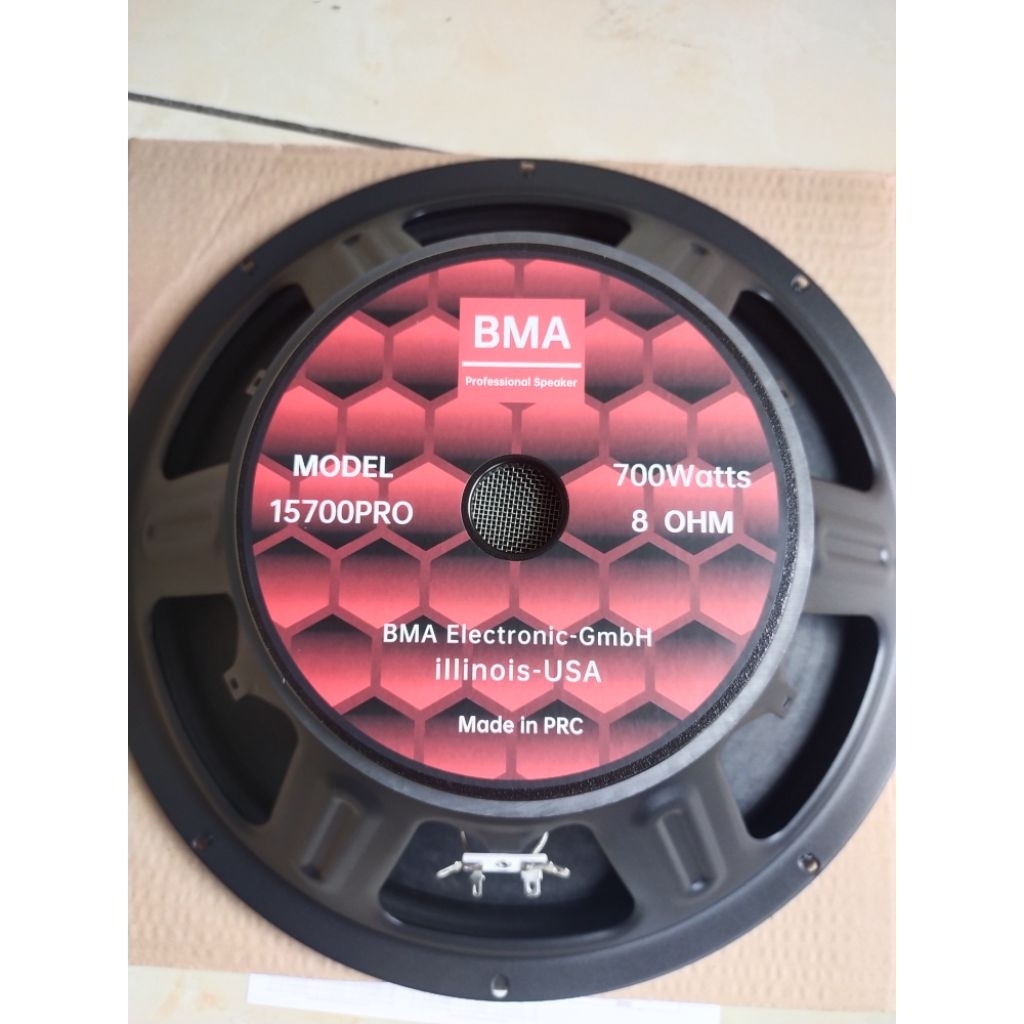 Speaker 15 inch BMA model 15700 proVc 3 inch