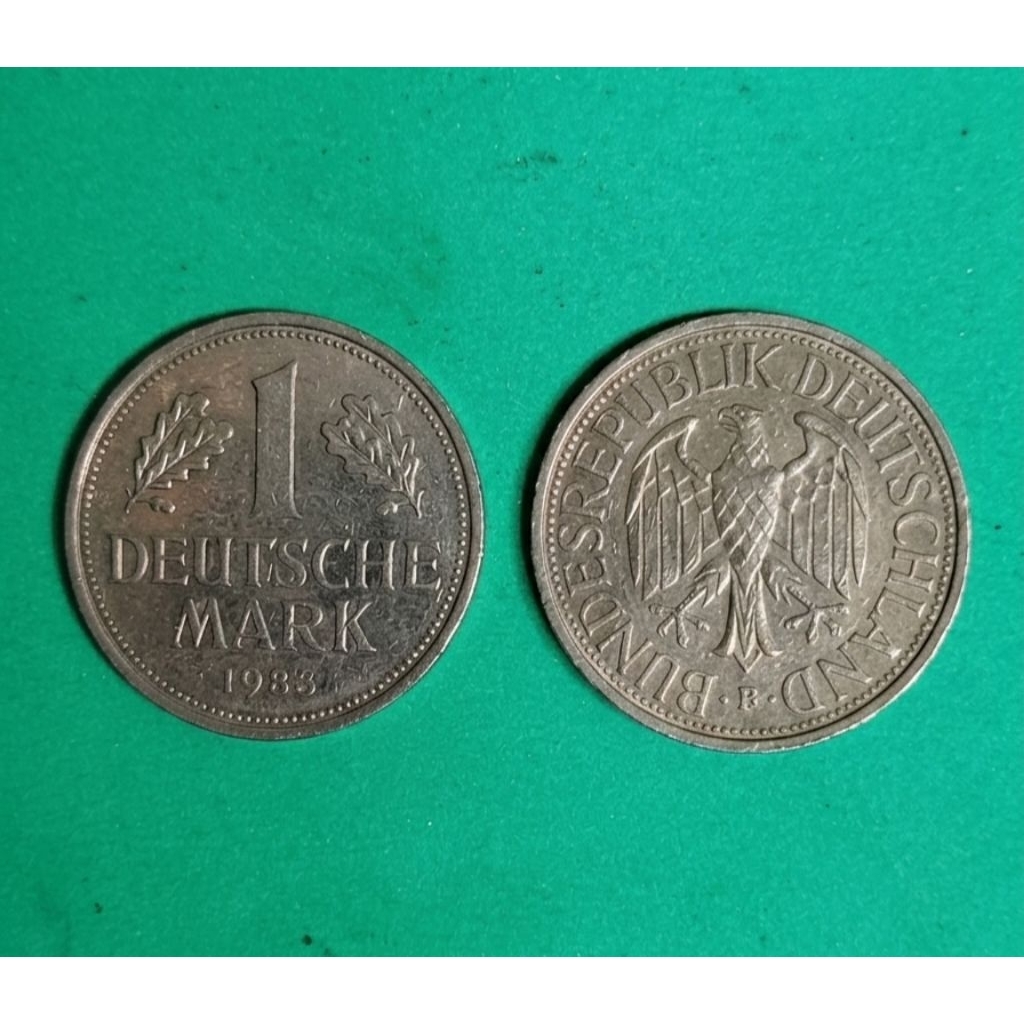 [KOLEKSI] Koin Kuno 1 Deutsche Mark 1988,1977,1975,1992 - Jerman Barat (West Germany)