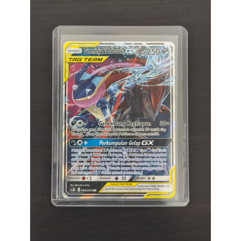 CO pemenang lelang Kartu Greninja & Zoroark GX tag team