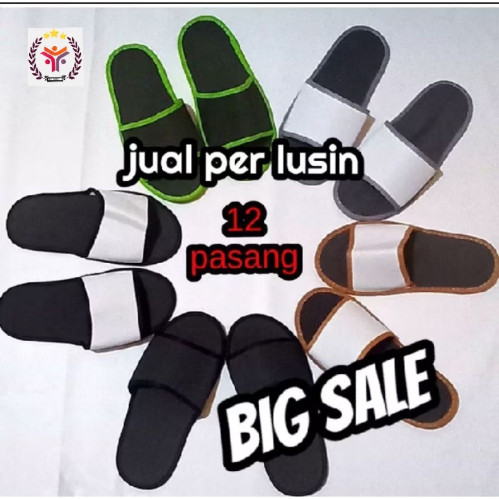 jual.sandal hotel klinik salon...per.lusin...12pasang